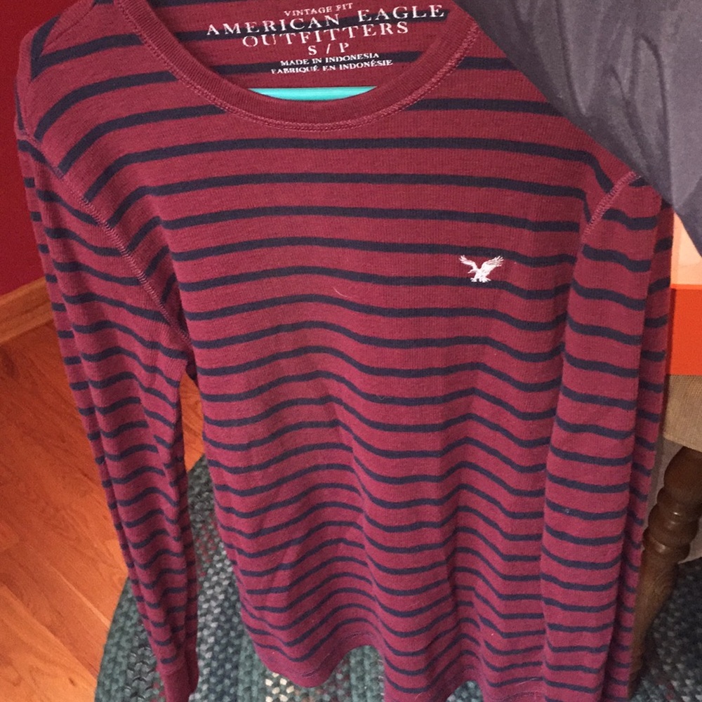 American Eagle Striped long sleeve